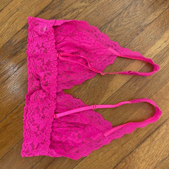 HANKY PANKY Signature Lace Crossover Bralette - Passionate PInk - Picture 8 of 8